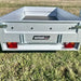 Variant 9’ Heavy Duty Utility Tilt Trailer with Ramp, 5’ x 9’ Inner Box, MFR #: 754Tilt, Made in Canada