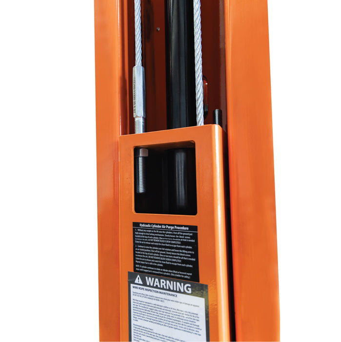 TMG-TO2579 ALI certified 10,000 lb two-post overhead auto lift, 73" lift height (Torin T10000-2OH-33)
