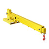 6000 lbs Adjustable Forklift Jib Boom Crane, Mobile Forklift Crane with 2 Hooks, Heavy-Duty Lifting Attachment, DOBA-FJ6000
