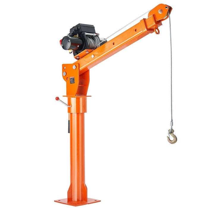 2200 lbs Electric Pickup Truck Crane, 360° Swivel Hoist Lift, Heavy-Duty Truck-Mounted Lifting Arm, DOBA-CH2200
