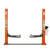 10,000-lb Two Post Floor Plate Auto Lift, Symmetric Arms, 77" Lift Height, Dual-Point Lock Release, TMG-TPL45