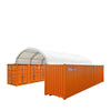 Pro Series 20' x 40' Dual Truss Container Shelter with Heavy Duty 17 oz PVC Cover, TMG-DT2041CV