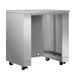 TMG Living Kitchen Pro Series 7-Piece Stainless Steel Modular Outdoor Kitchen Suite Set, 35” Refrigerator Cabinet, 32” BBQ, 4-Burner Gas Grill, Sink, Side Burner, Corner Cabinet, Pizza Oven, TMG-LKS12